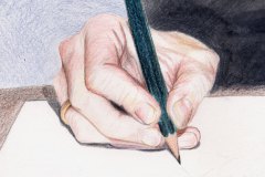 zeichnende-Hand