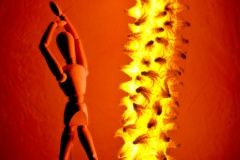 Filzobjekt-mit-Figur